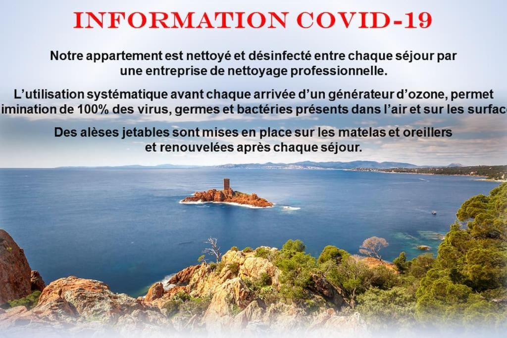 Port-Frejus, Le Paladien, Appartement 2 Pieces Climatise, Terrasse & Parking Buitenkant foto