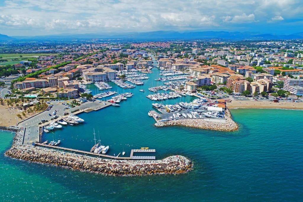 Port-Frejus, Le Paladien, Appartement 2 Pieces Climatise, Terrasse & Parking Buitenkant foto