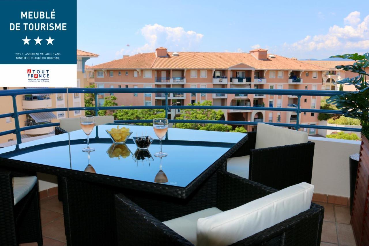 Port-Frejus, Le Paladien, Appartement 2 Pieces Climatise, Terrasse & Parking Buitenkant foto